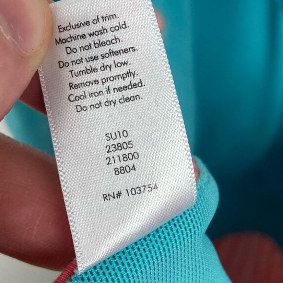 Lucy Blue Pink‎ Tank Top Built In Bra Size Small Supportive Stretch Running Teal - Picture 8 of 15
